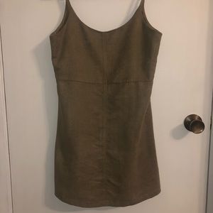 Suede dress